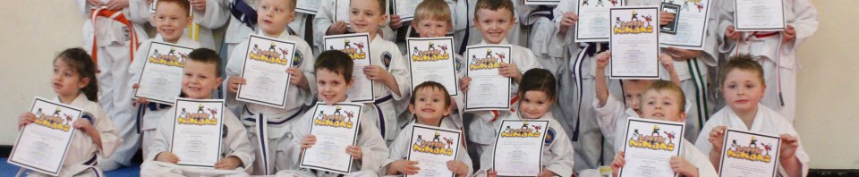 Little Ninja & Kickin Kids Graduation Results 23rd March.
