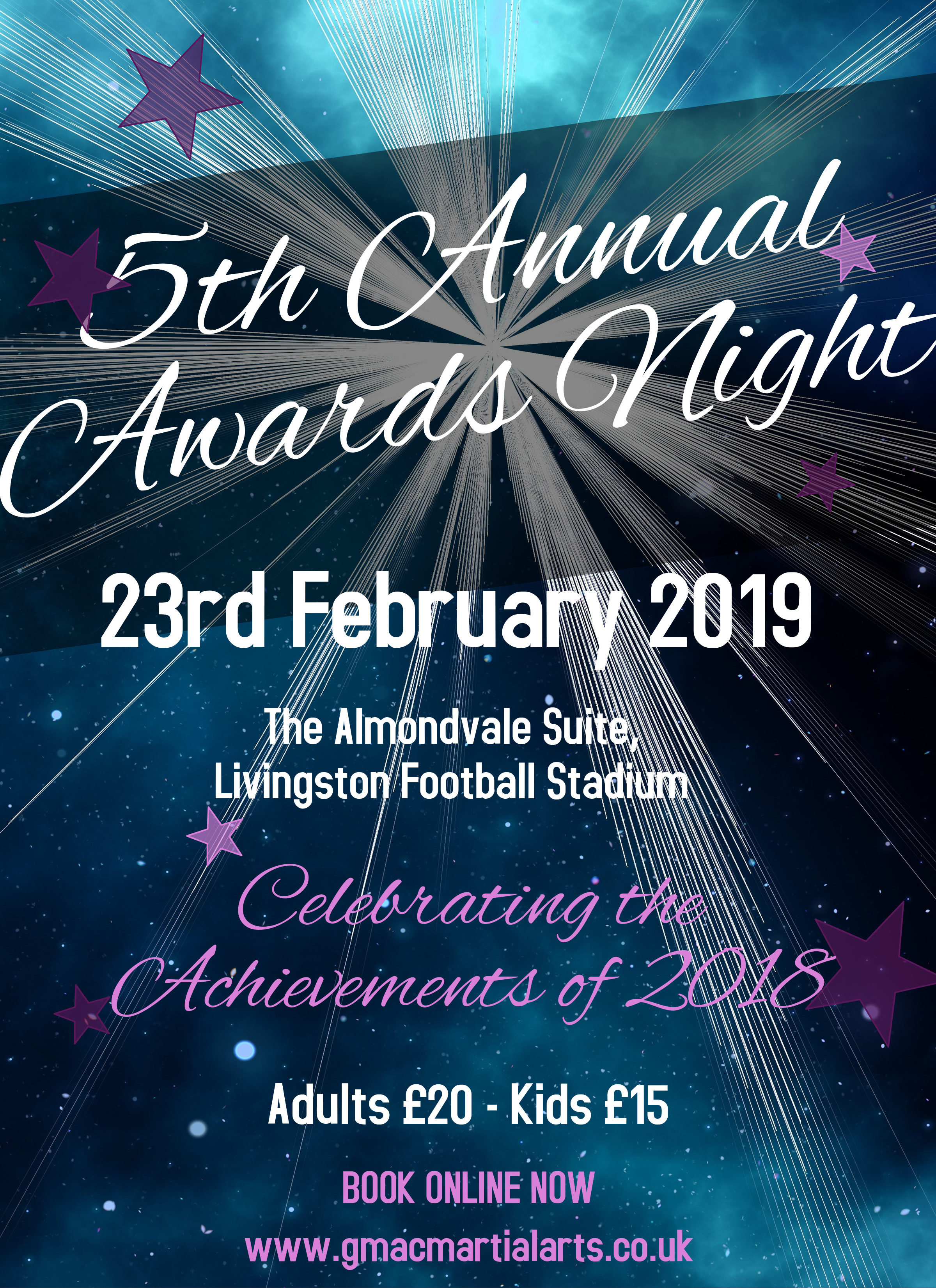Awards Night Tickets Reminder